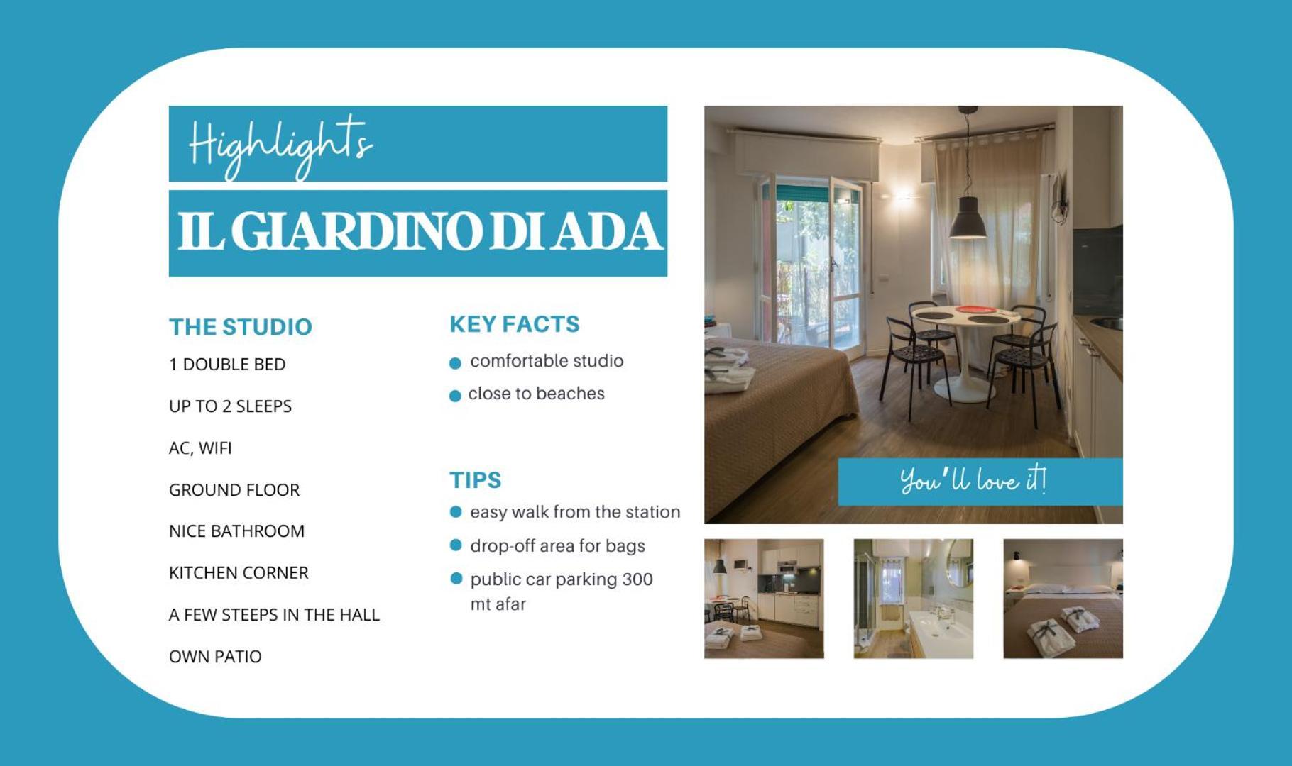 Il Giardino Di Ada Ground Floor Studio With Ac And Patio Apartment Monterosso al Mare Bagian luar foto